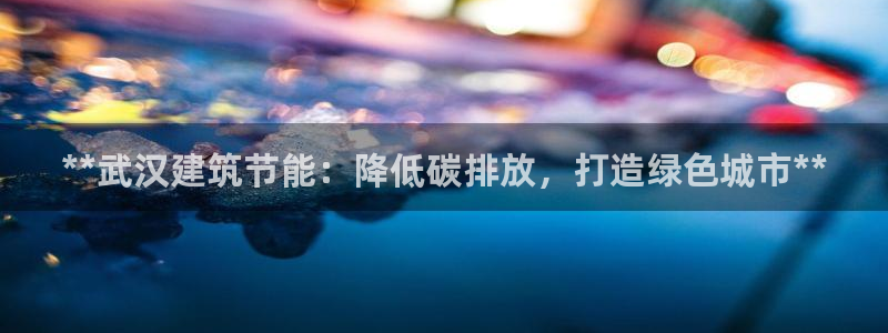 e尊国际7779：**武汉建筑节能：降低碳排放，打造绿色城市**