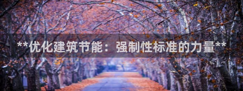 e尊国际的手机登录网站：**优化建筑节能：强制性标准的力量**