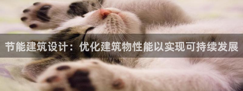 e尊国际官网·网址：节能建筑设计：优化建筑物性能以实现可持续发展