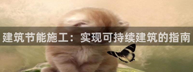 尊亿娱乐国际官网：建筑节能施工：实现可持续建筑的指南