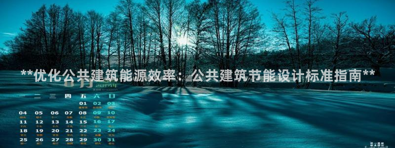 尊亿游戏国际官网：**优化公共建筑能源效率：公共建筑节能设计标准指南**