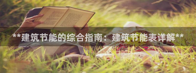 e尊国际官网app：**建筑节能的综合指南：建筑节能表详解**