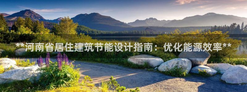 e尊国际的手机登录网站：**河南省居住建筑节能设计指南：优化能源效率**