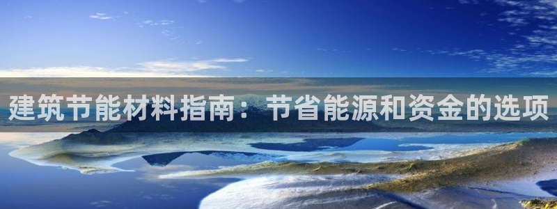 e尊国际可靠吗：建筑节能材料指南：节省能源和资金的选项