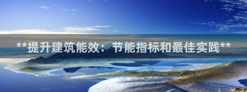 e尊国际是干什么的：**提升建筑能效：节能指标和最佳实践**