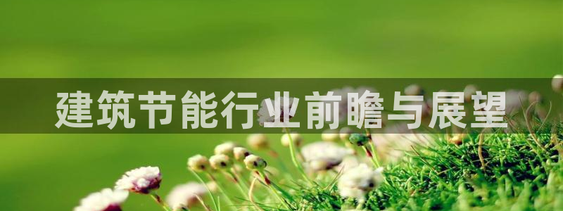 e尊国际平台：建筑节能行业前瞻与展望