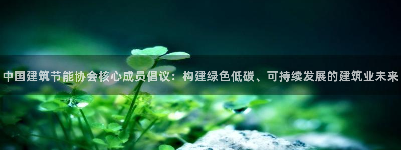 e尊电竞：中国建筑节能协会核心成员倡议：构建绿色低碳、可持续发展的建筑业未来