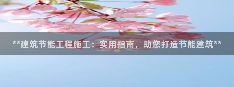 e尊国际7779：**建筑节能工程施工：实用指南，助您打造节能建筑**