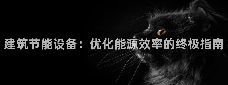 e尊国际-可可计划：建筑节能设备：优化能源效率的终极指南