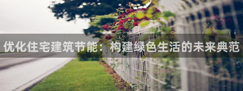 E尊国际网站：优化住宅建筑节能：构建绿色生活的未来典范