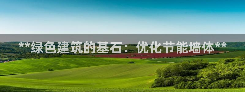 e尊国际地址：**绿色建筑的基石：优化节能墙体**
